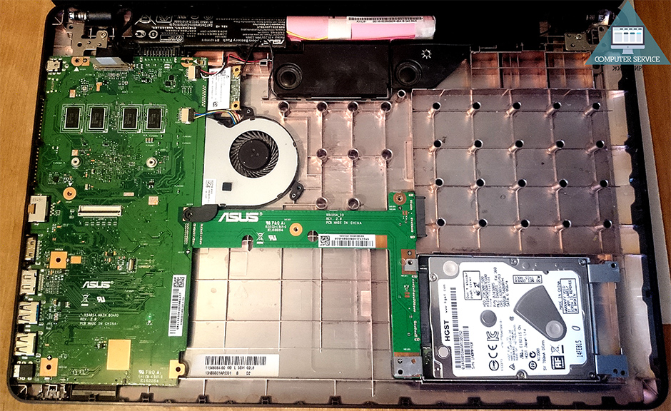 Фотография железа ASUS X540SA