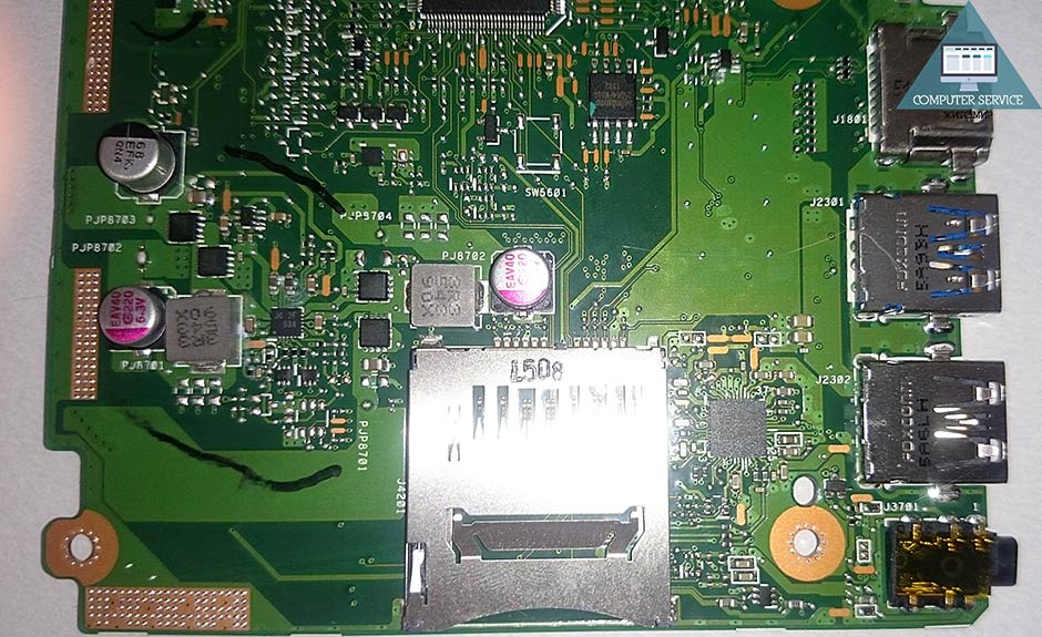 Card Reader на материнской плате ASUS X540SA